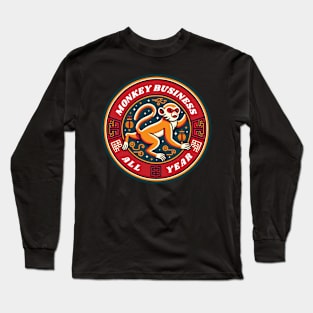 Monkey Business All Year Long Sleeve T-Shirt